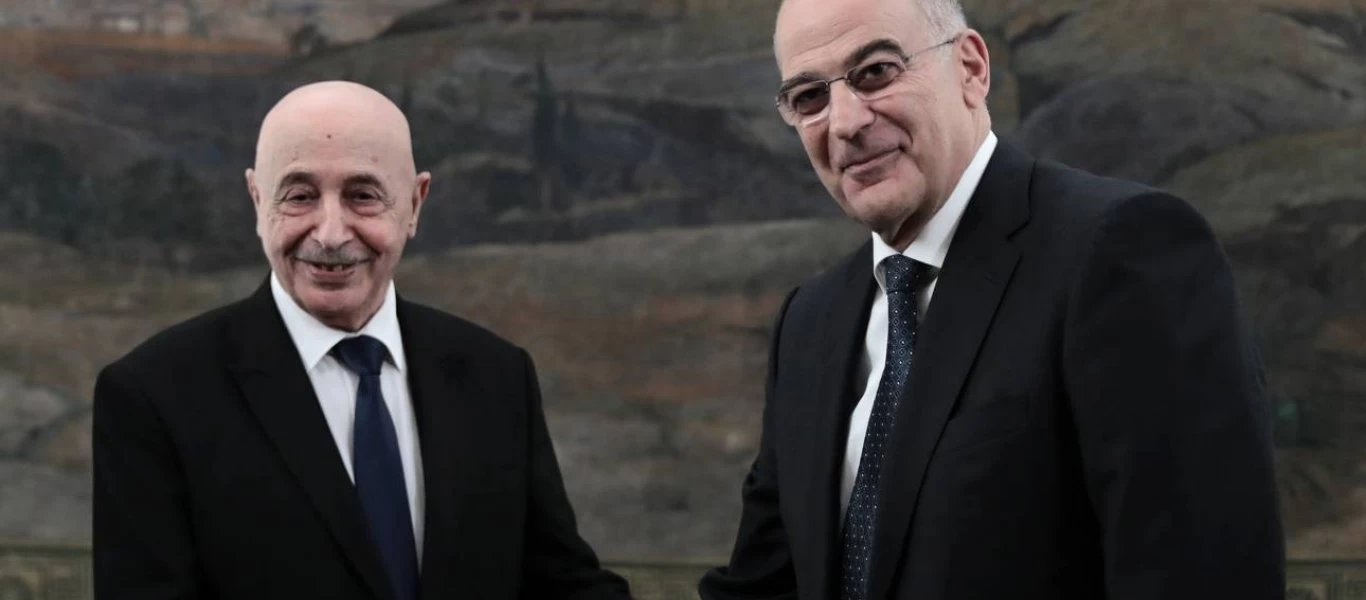 Δένδιας-Σαλέχ: «Άκυρο το τουρκολιβυκό μνημόνιο»